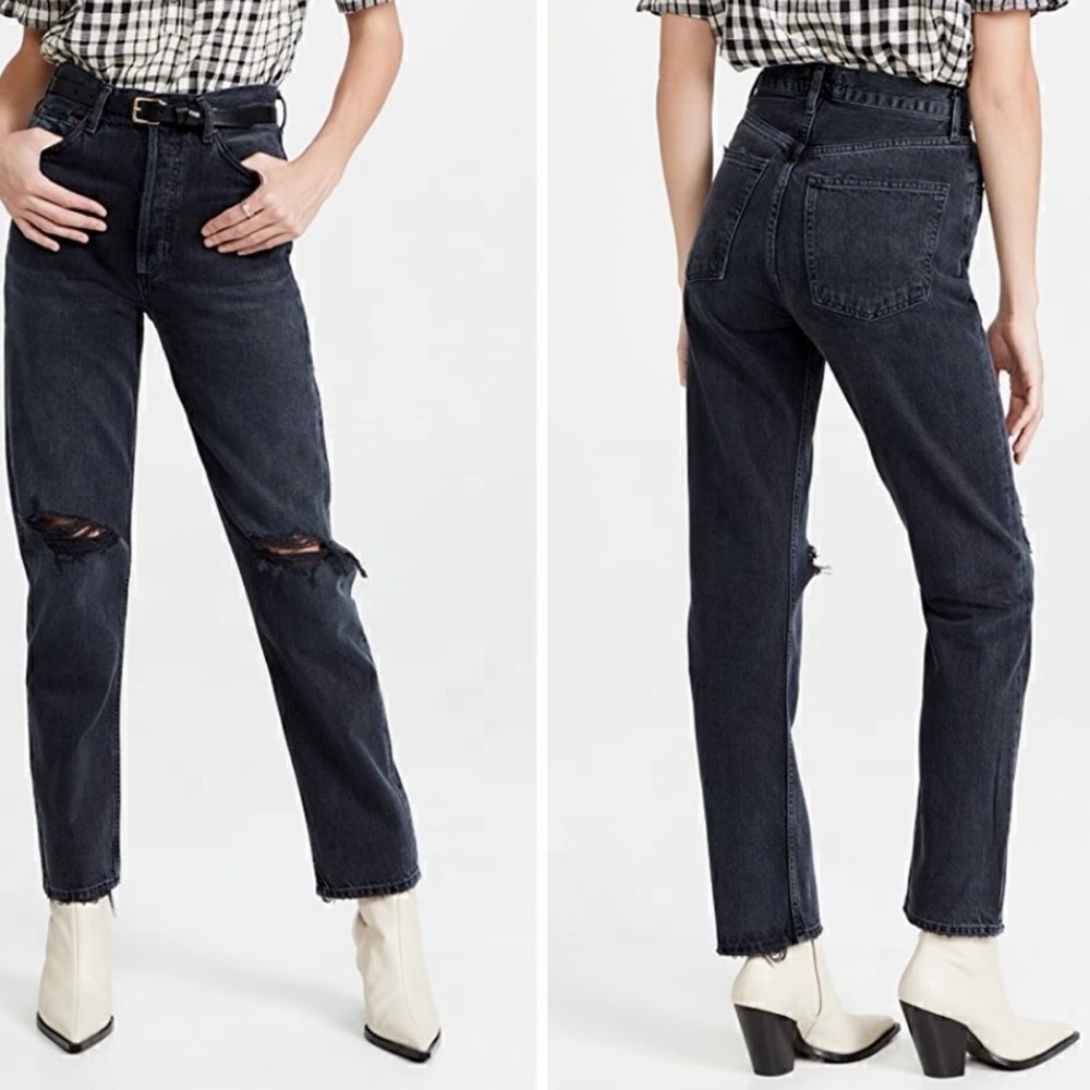 AGOLDE 90s Pinch Waist High Rise Straight Jeans